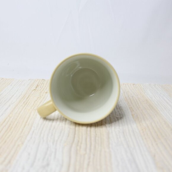 VTG NORITAKE COLORWAVE YELLOW ONE COFFEE MUG CUP STONEWARE SPECKLED 8491 - Picture 6 of 7